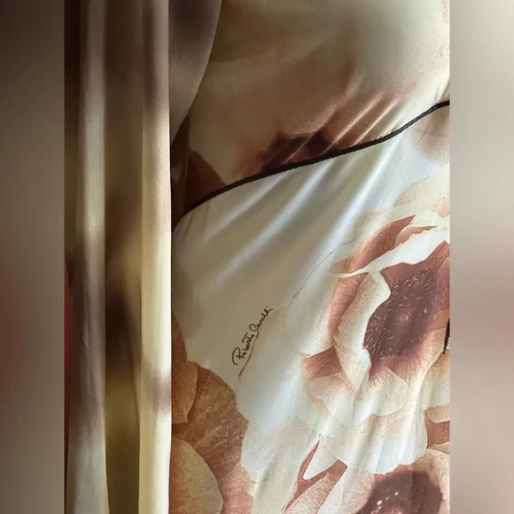 Vintage 1995s ,rare Fabulous ROBERTO CAVALLI lightweight dress with Logo. Size M - Picture 13 of 16